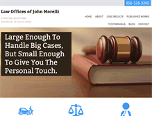 Tablet Screenshot of johnmorelli.com